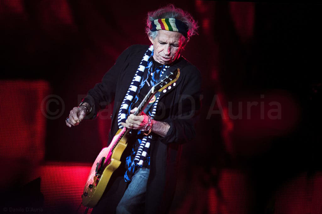 Keith Richards foto Danilo D'Auria - Music Photography